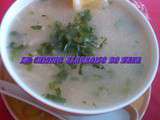 Chorba beïda: soupe blanche au poulet et vermicelle