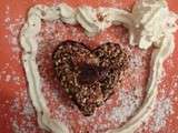 Coeur moelleux au chocolat - coeur fondant chocolat blanc