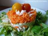 Salade surimi-carottes-avocat