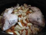 Cuisses de poulet/carottes/pommes de terre