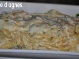 Fettucini gorgonzola au mascarpone champignons