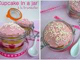 Cupcakes framboise en bocal  cupcake in a jar 