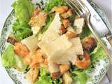 Salade aux crevettes & au parmesan