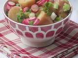 Salade de pommes de terre aux radis