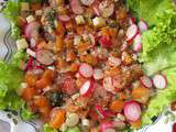 Salade printanière aux radis & carottes