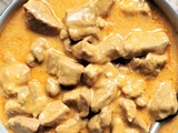 Sauté de porc crémeux au curry
