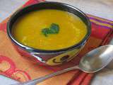 Soupe de carottes au curry