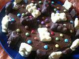 Gateau moelleux Smarties et Ourson bicolore