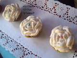 Minis cupcakes en fleur au mascarpone