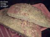 Pain aux herbes de provence farci au kiri et fromage rapee