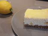Cheesecake citron et chocolat blanc