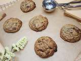 Cookies au sucre muscodavo, cannelle et chocolat
