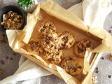 Cookies vegan cacahuètes, chocolat et pécan