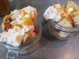 Coupe glace spéculoos, cookies et chantilly à la cacahuète