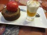 Du Chef # 19 : Coulant au chocolat, framboise et émulsion coco