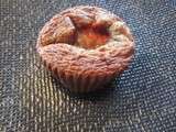 Moelleux au chocolat au lait, coeur fraise