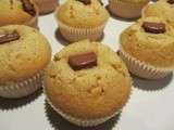 Muffins beurre de cacahuètes coeur Kinder