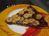 Pizza Nutella Bananes et caramel salé