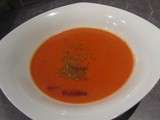 Soupe de courge et de betterave d’ Yvan Cadiou