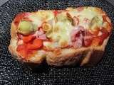 Tartines façon pizza
