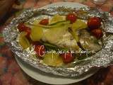 Dorade avec légumes en papillote