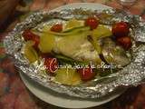 Dorade avec légumes en papillote