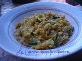 Risotto au courgettes et potiron