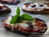 Pizza d’aubergine (sans pate)