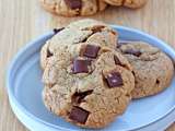 Cookies au beurre noir, café, noisettes et chocolat