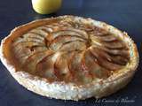 Tarte aux pommes et sa crème