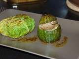 Choux et courgettes farçis
