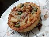 Tartelettes type mendiant au caramel