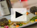 Video – Frédéric Marchal – Dos de cabillaud sauce albuféra, sphère croustillante de risotto et légumes croquants – Le Temps Suspendu à Saint-Jean-de-Védas