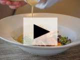 Video – Kevin Breugnot – Les cèpes, en velouté, en habit de raviole et la langoustine pour compagne – Côté Mas à Montagnac