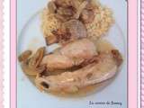 Escalopes de poulet sauce roquefort champignons ww