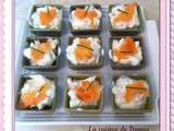 Mise en bouche saumon-concombre