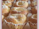 Muffins façon amandines aux poires