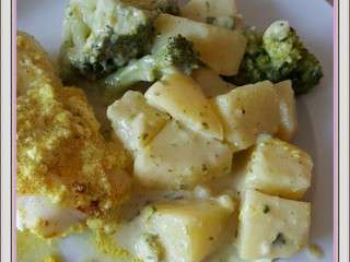Pommes de terre et brocolis sauce moutarde (Cook'in)