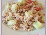 Salade de quinoa aux légumes et au thon ww