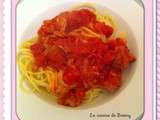 Spaghetti sauce au thon ww
