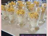 Verrines thon mayonnaise / oeufs mimosa