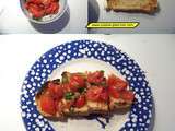 Bruschettas - recette avec tomate et basilic