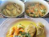 Curry de poulet à la cardamome et aux pistaches, tagliatelles de légumes