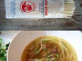 Pho - soupe vietnamienne au boeuf et aux nouilles