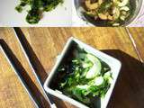 Salade de concombre au wakame ou  salade de mer 