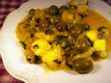 Tajine de lotte aux olives - la recette