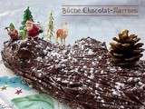 Bûche chocolat-marron