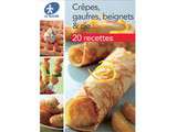 Livret gratuit de recettes Crêpes, gaufres, beignets & cie