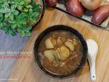 Soupe miso aux oignons et pommes de terre