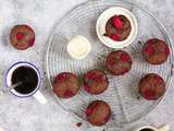 Muffins chocolat et framboises